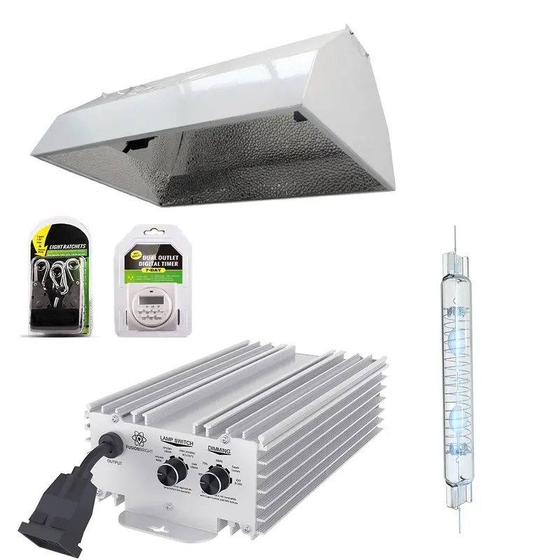 1000 Watt Square Wave Dimmable De Cmh Open Mini Hood Kit 0-10 Controllable 1