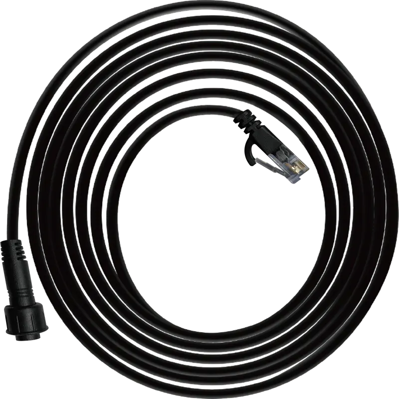 12Ft Rj12 To 4-Pin Ip65 Connector Cable 1