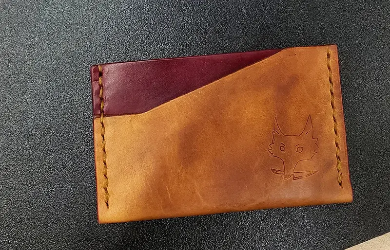 3 Slot Leather Card Wallet By David Yi 1