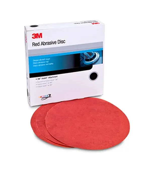 3M 01223 150Grit 6" Hookit Red Sandpaper Discs 50/Pack 1