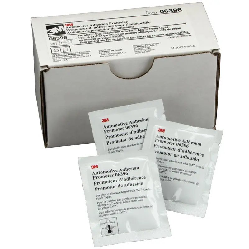 3M 06396 Automotive Adhesion Promoter Wipe 25/Pack 1