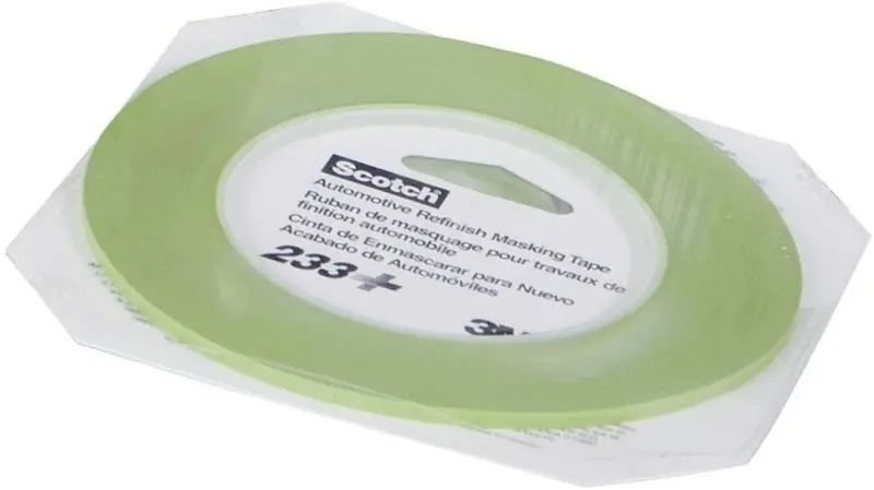 3M 26343 1/8" Scotch Performance Masking Tape 233+ Green 3Mm X 55M (Roll) 1
