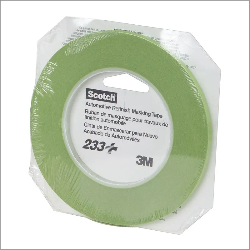 3M 26344, 1/4 Inch 233+ Green Masking Tape 1