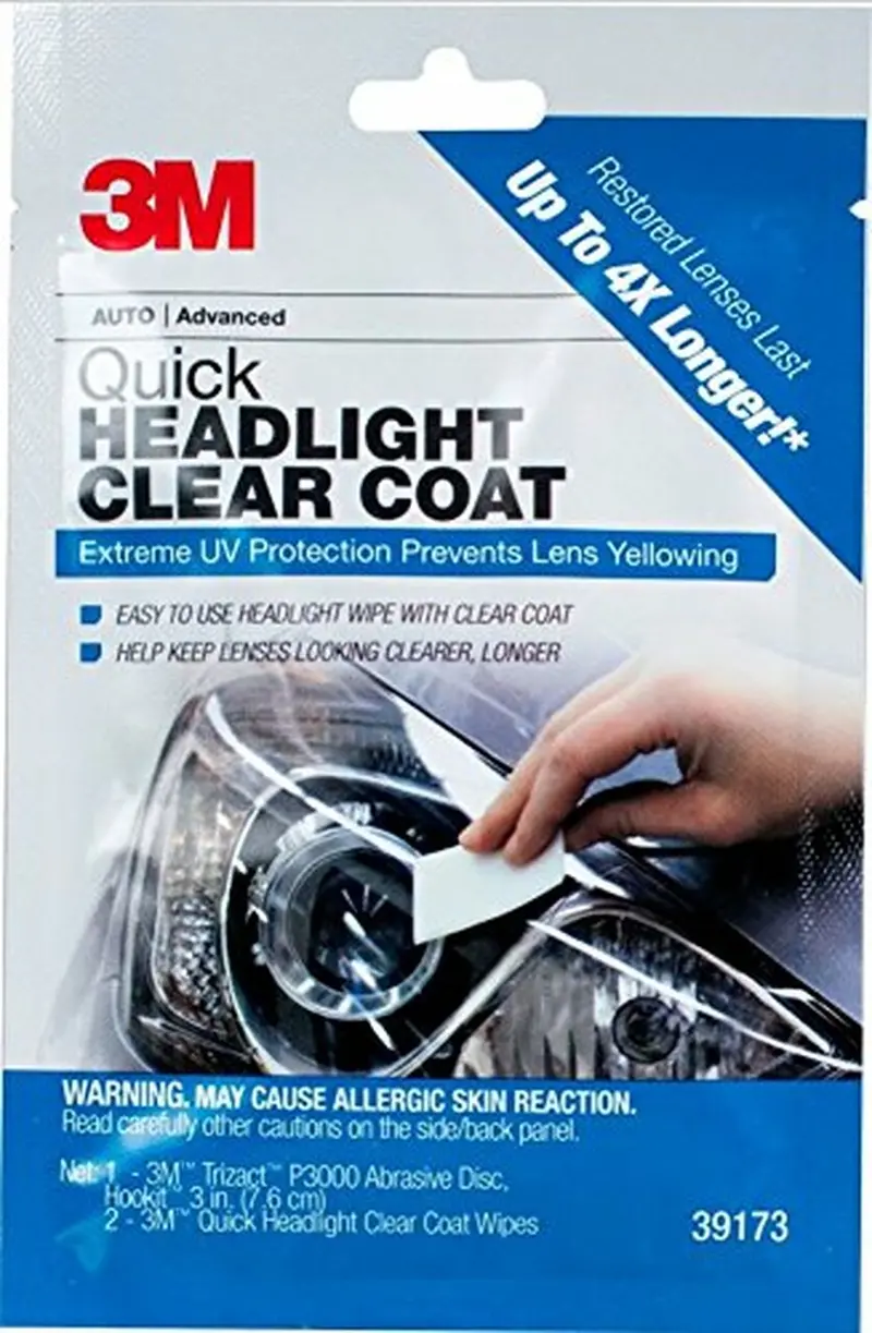 3M 39173 Quick Headlight Clear Coat Headlight Repair 1