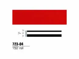 3M 72304 Scotchcal Striping Tape, Red, 5/16" X 150' 1
