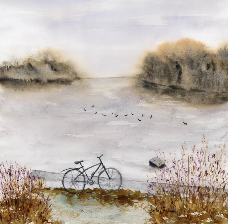 Adrift - Original Painting By Leith Channen 1