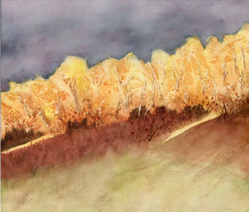 Aglow Against The Storm - Original Painting By Leith Channen 1
