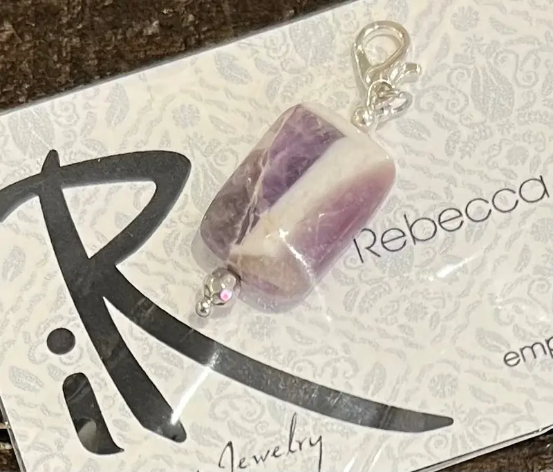 Amethyst Pendant By Rebecca Coutlee ( No Chain) 1