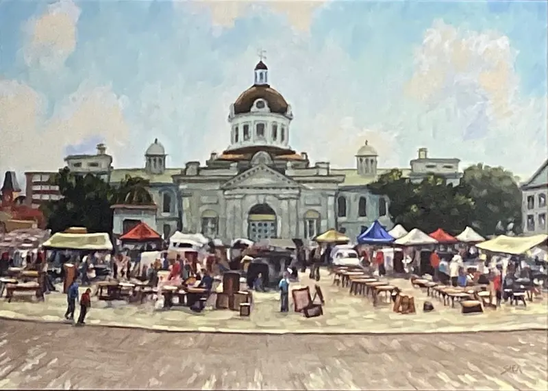 Antique Fair Print 8 X 10 By Pat Shea 1