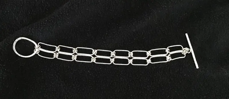 Arg Paperclip Bracelet 1