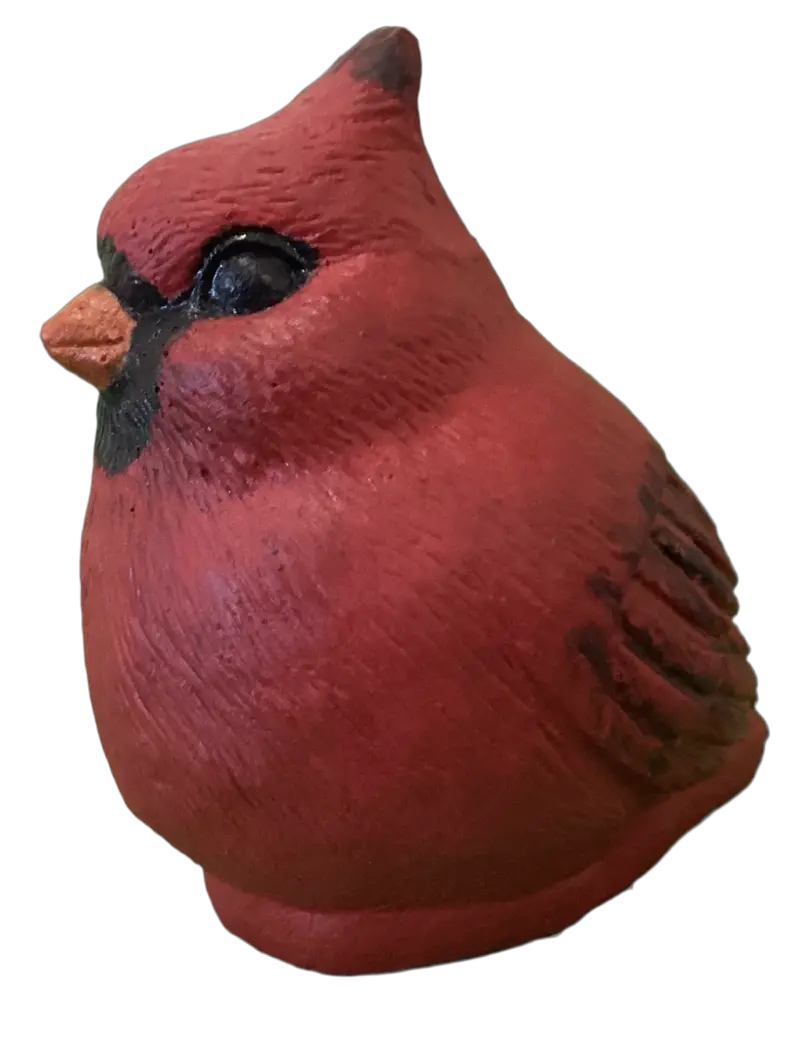 Baby Cardinal Concrete Statue 1