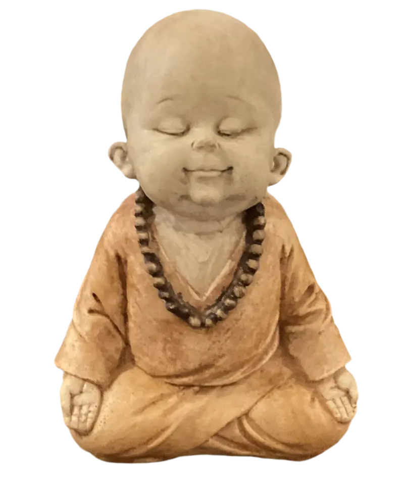 Baby Monk In Meditation Statue By Concrete Design Studio 1