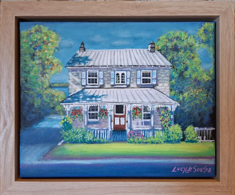 Barriefield Home, Original Painting By Lucy De Sousa 1