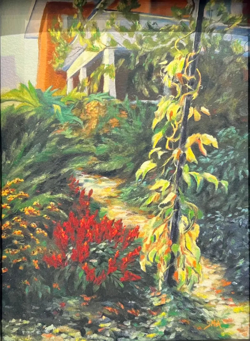 Bean Pole - Framed Artist Proof By Pat Shea 1