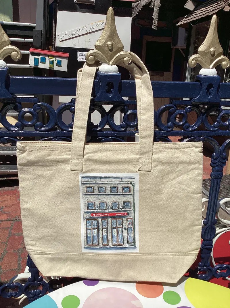 Beavertails - Large Zippered Tote Bag 1