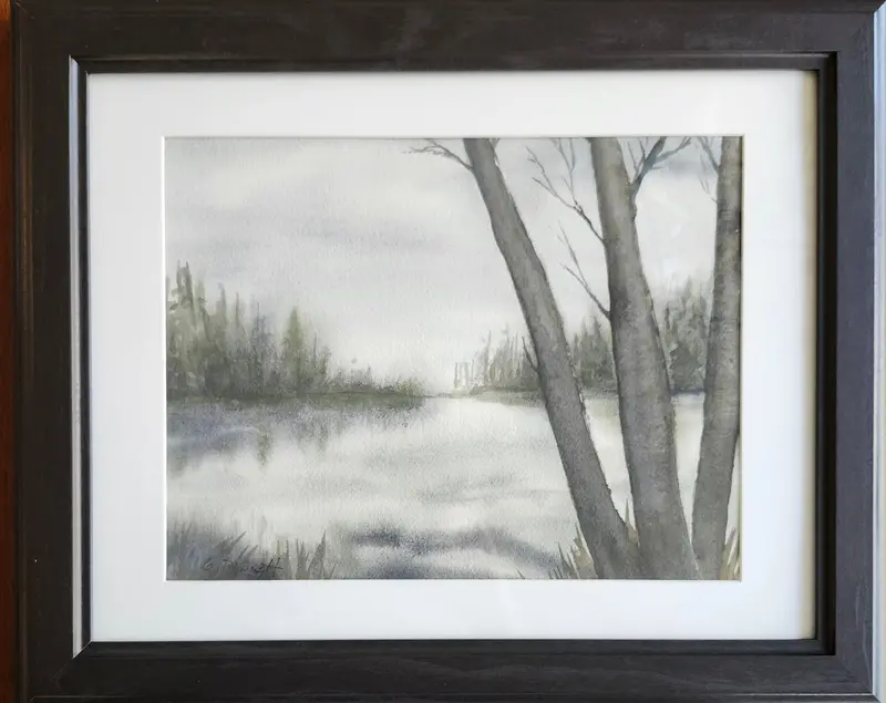 Before The Sunrise Original Watercolour By Gail 1