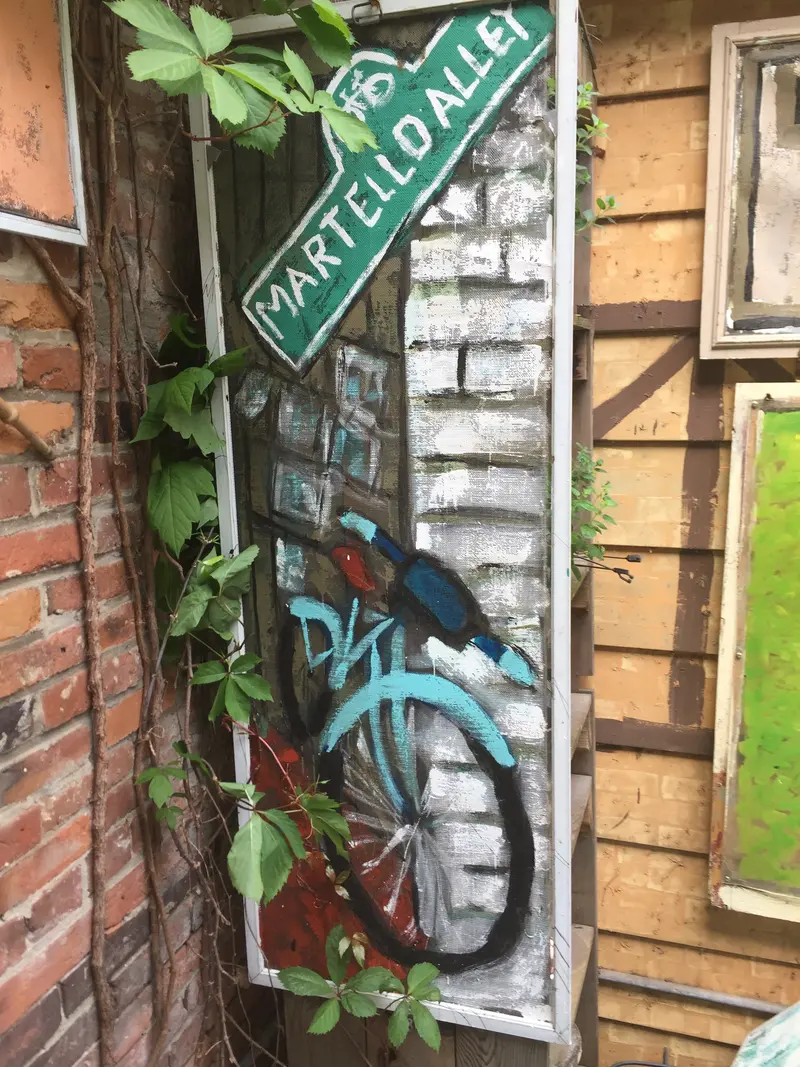 Bicycle At Martello Alley - Small Screen 1