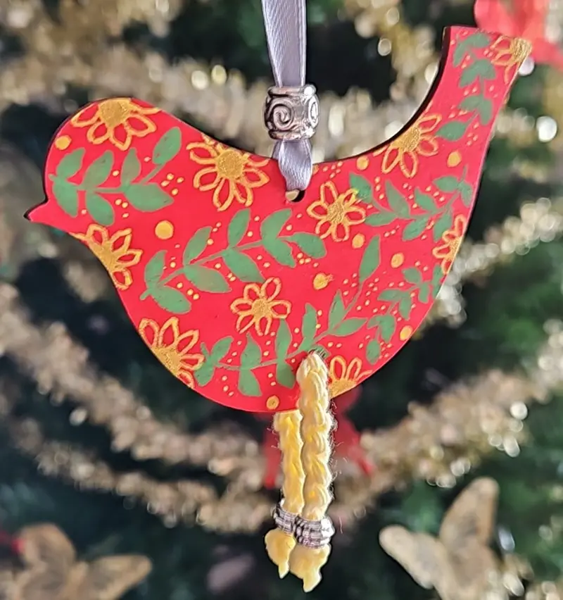 Bird Ornaments Original By Lucy De Sousa 1