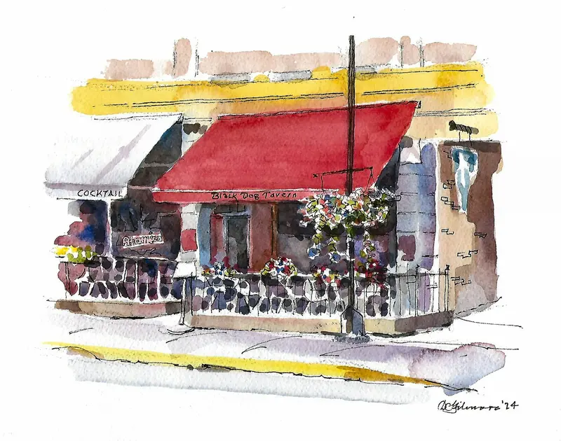 Black Dog Tavern - Original By David Gilmore - 562 1