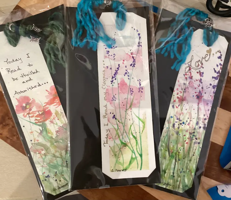 Bookmark By Gail Dowsett, Watercolour Original 1