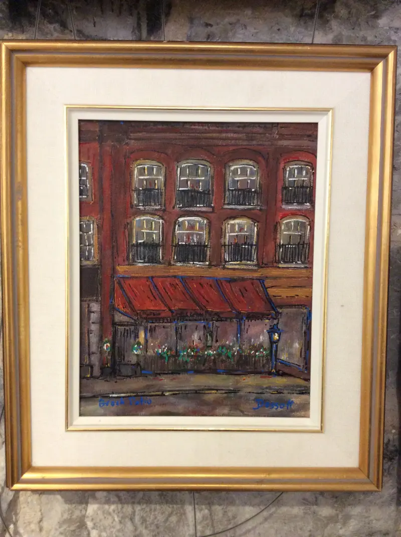 Brock Patio Le Chien Noir - Original By David Dossett 1