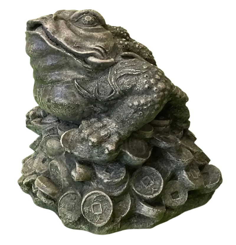 Bully Money Toad On Coins Statue 1
