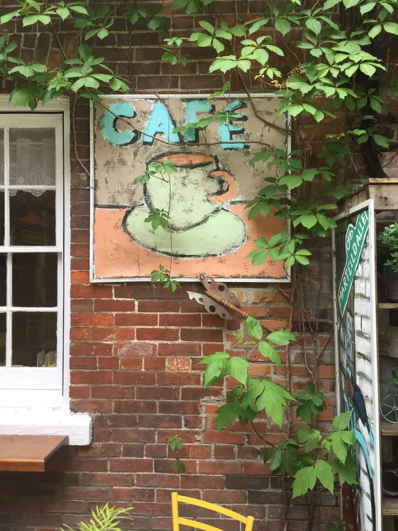 Café - Outdoor Latex Painting On Screen 1