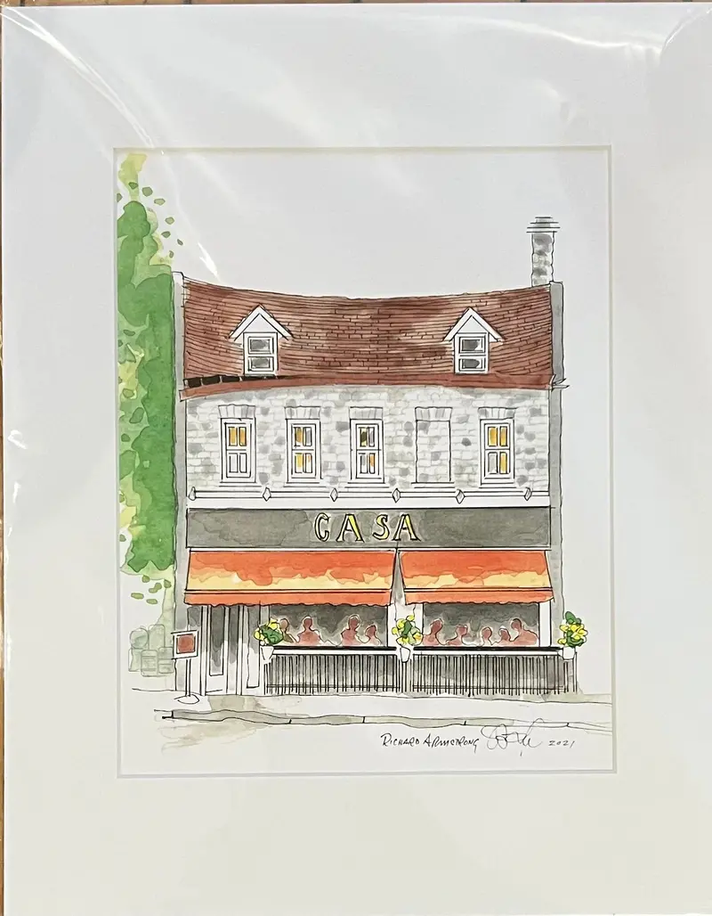 Casa Domenica Print By Richard Armstrong 1