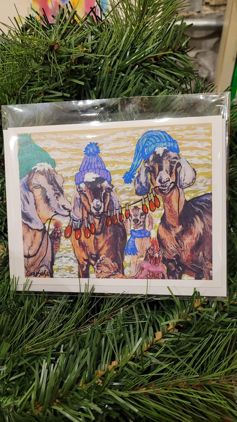 Christmas Cards, Hand Painted By Lucy 1