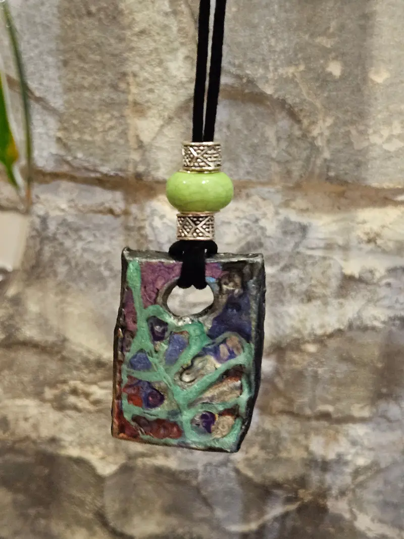 Clay Pendant Necklaces By Lucy De Sousa 2