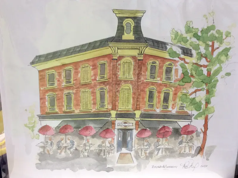 Coffee And Company Print By Richard Armstrong 1