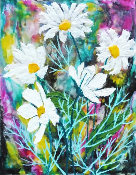 Cosmos Blooms By Cathie Hamilton 1
