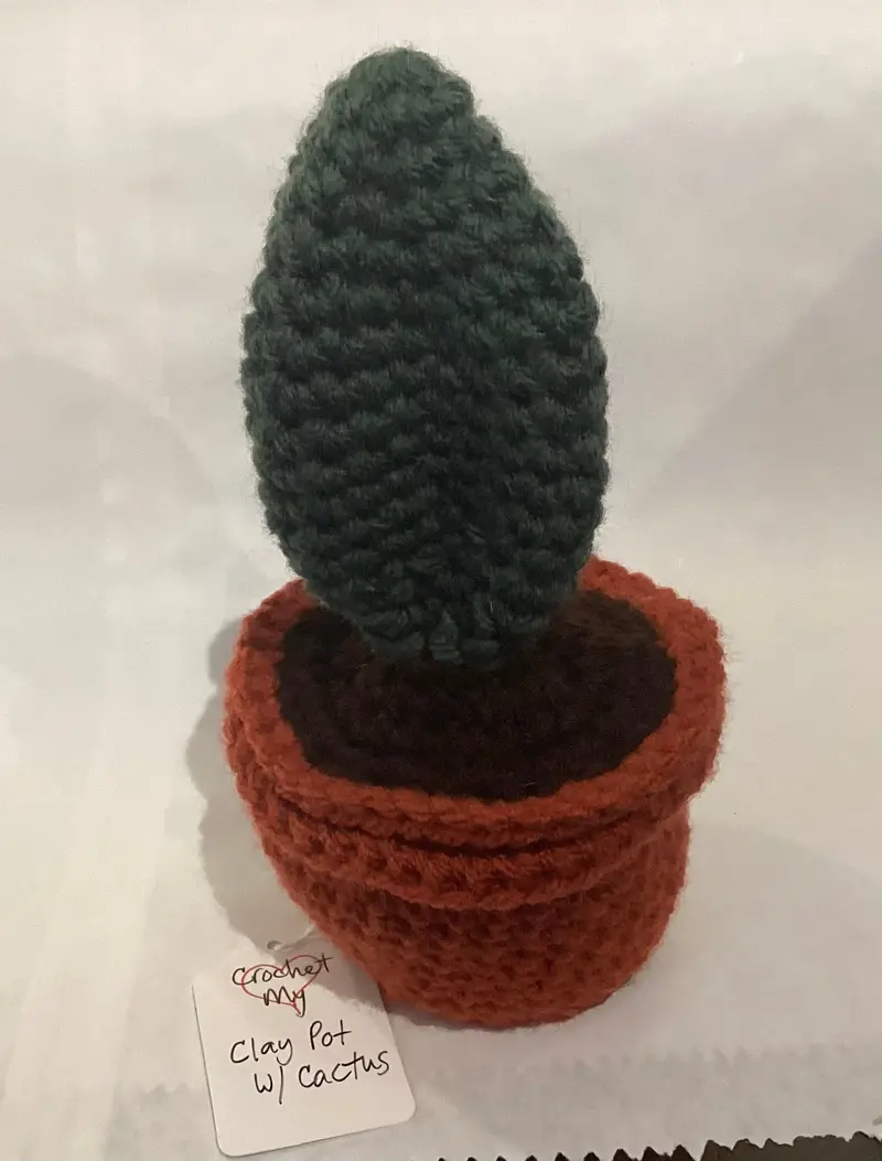 Crochet My Heart Potted Plant 1
