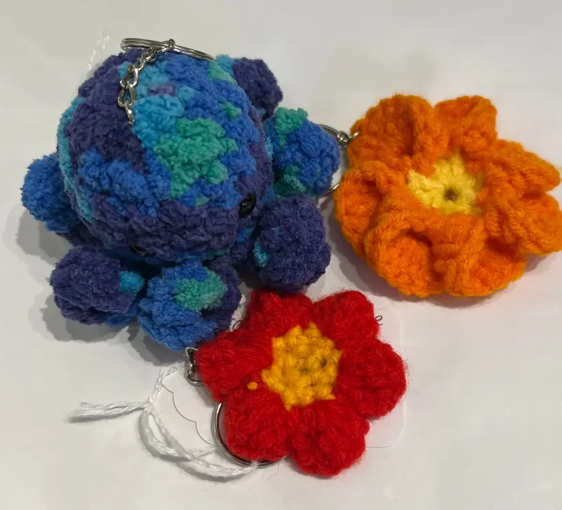 Crocheted Keychains 1