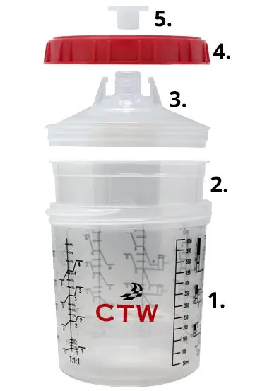 Ctw Spray Cup System Cs-650 650Ml 1