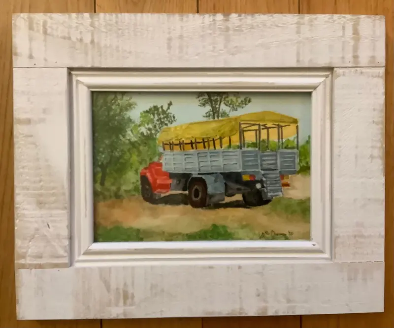 Cuban Transportation - Original Painting By Leith Channen 1