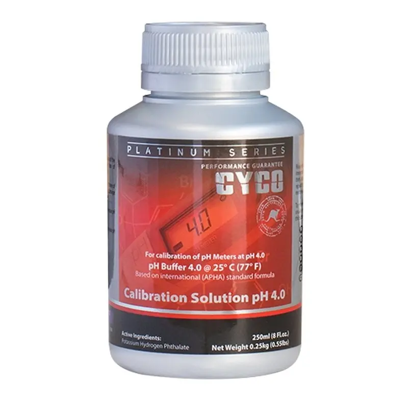Cyco Calibration Solution Ph4.0 250Ml (Red) 1