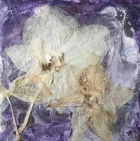 Delicate Orchids - Original Painting By Carla Miedema 1