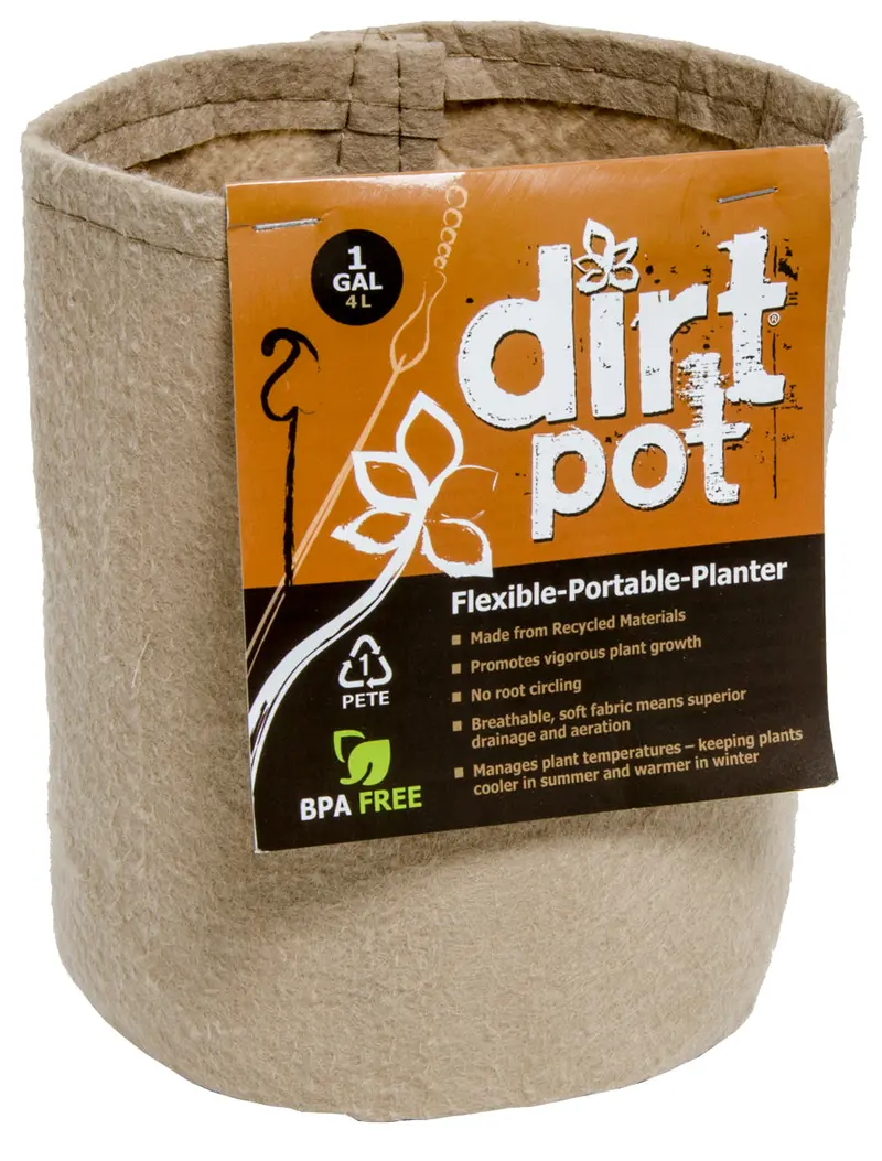 Dirt Pot Tan 1 Gallon (25/Pk) (250/Cs) 1