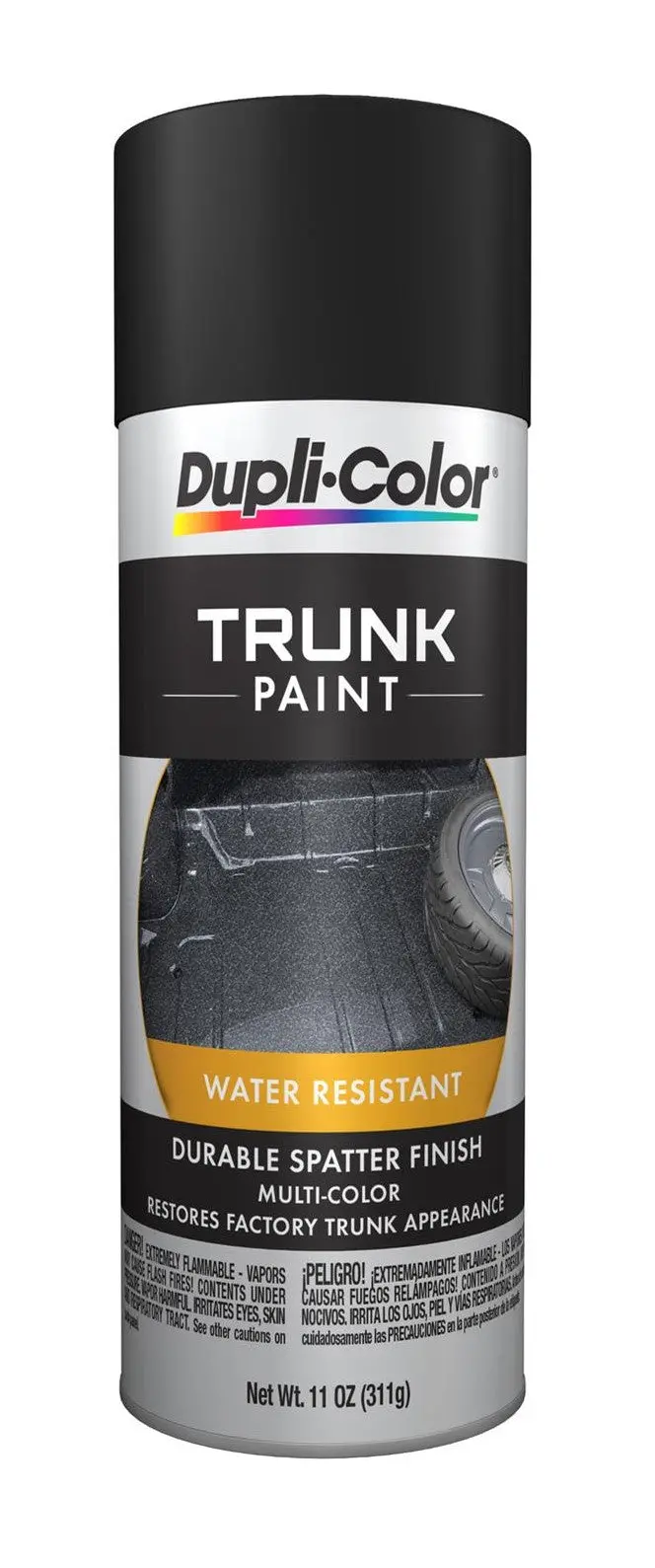 Duplicolor Tsp101 Trunk Paint Black/Gray Textured Aerosol 11Oz. 1