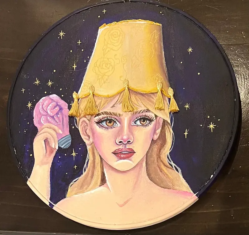 Eureka! (Embroidery Hoop) - By Kyla Mayne 1