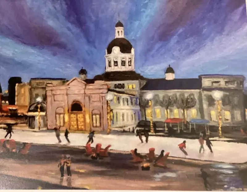 Evening Skate (Card) By Pat Shea 1