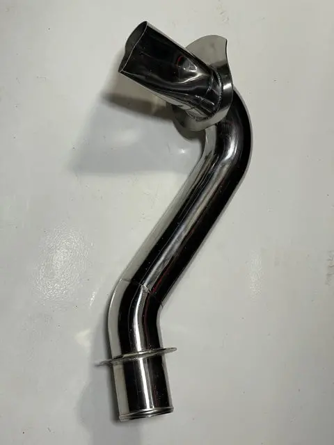 Exhaust Port, 4" Surf W/ Deflector And Hardware 1
