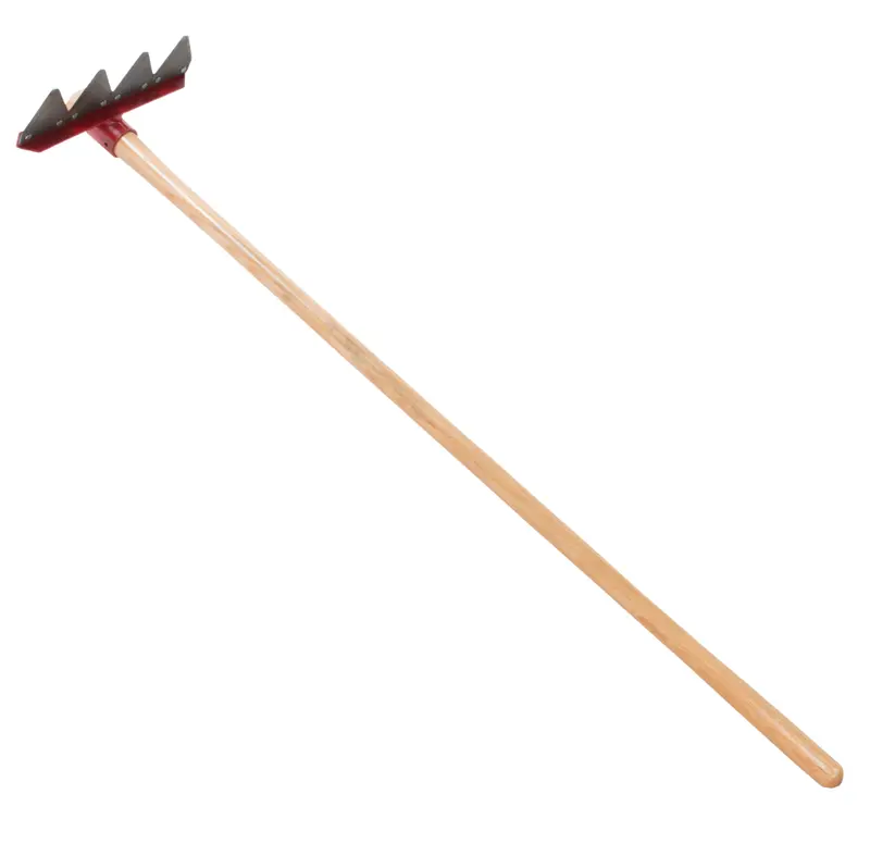 Fire Rake W/ Wooden Handle 1