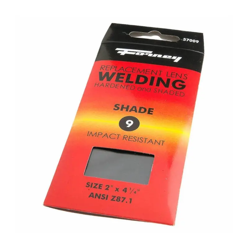 Forney 57009 Welding Lens, 2" X 4-1/4", Shade #9 1