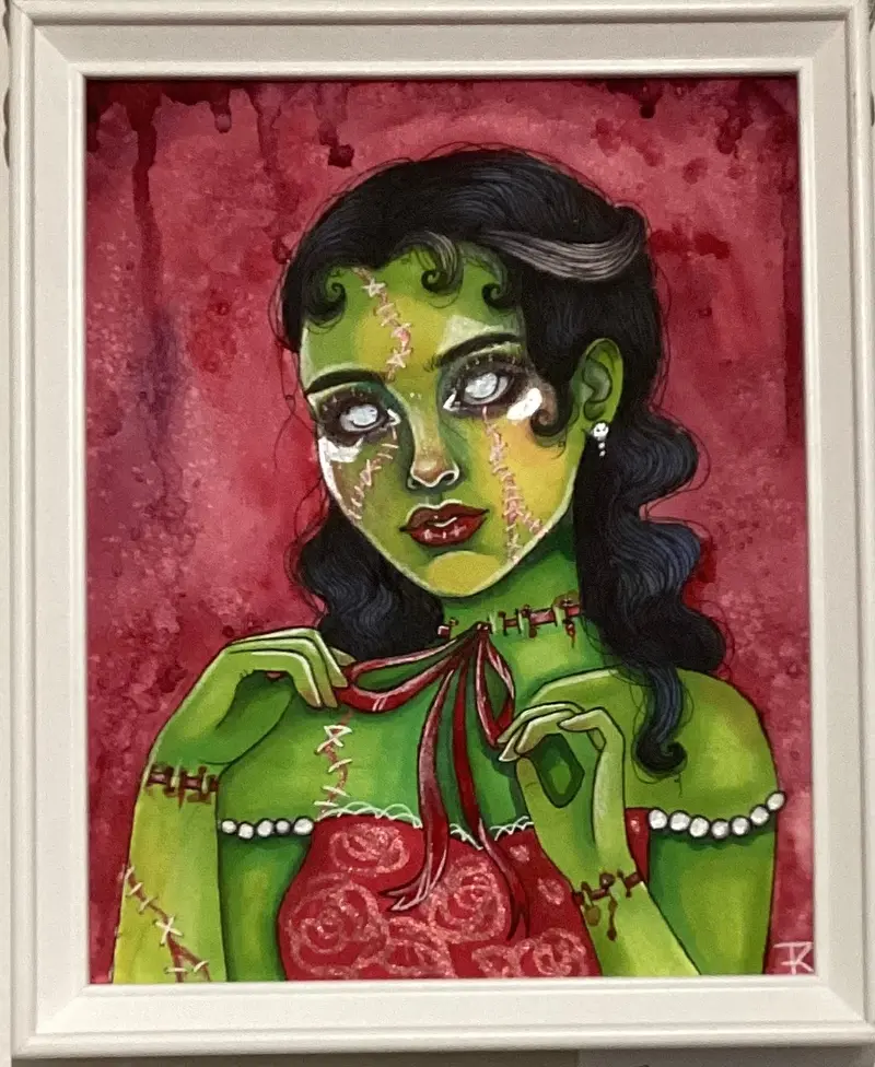 Frankie Stein -Original Painting By Kyla Mayne 1