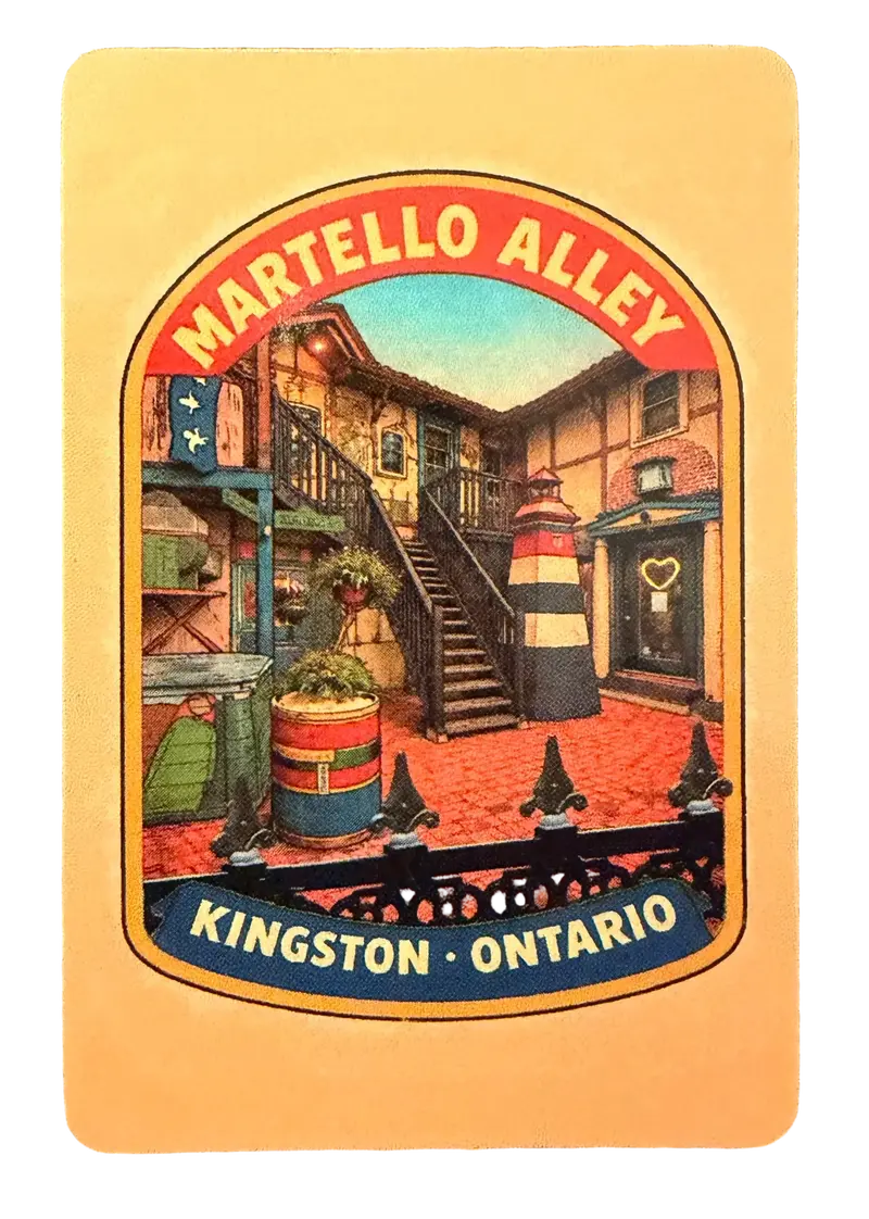 Fridge Magnet Of Martello Alley 1