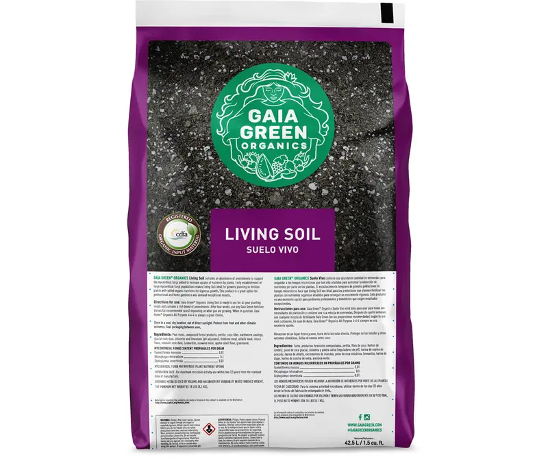 Gaia Green Organics Living Soil, 1.5 Cu Ft Bag 1