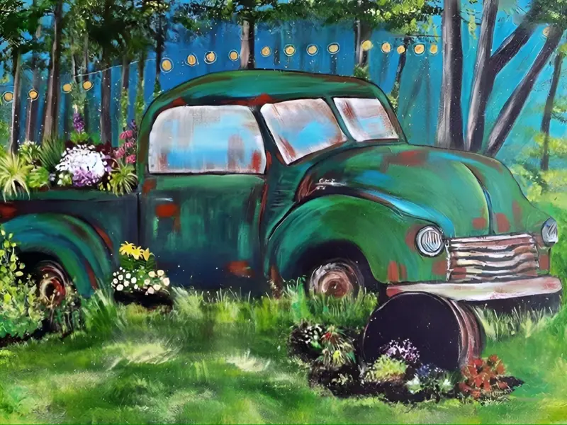 Garden Truck - Print By Lyndsay Schell 1