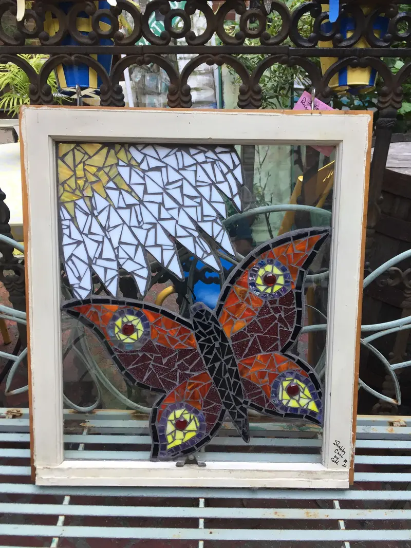 Glass Mosaic Butterfly 1